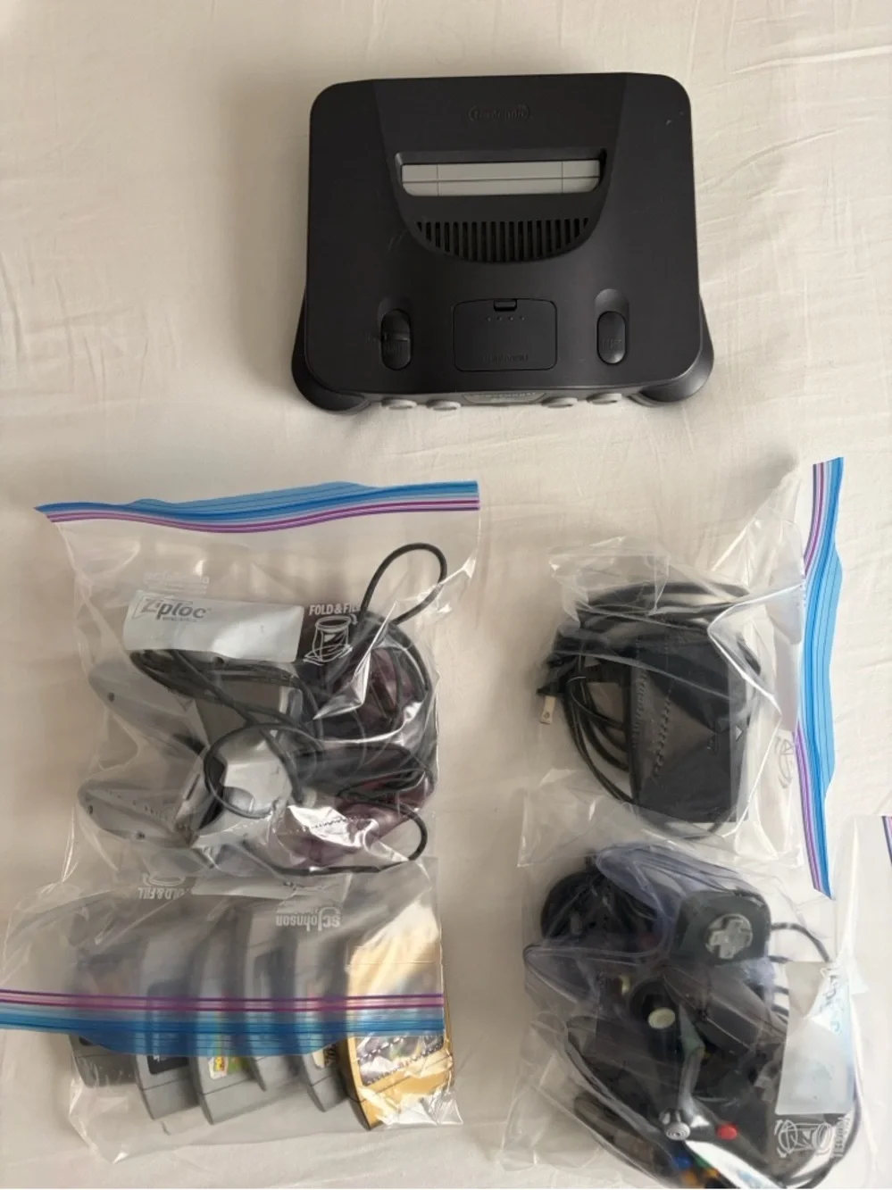 Nintendo N64 Console with Cables and Controller - Black